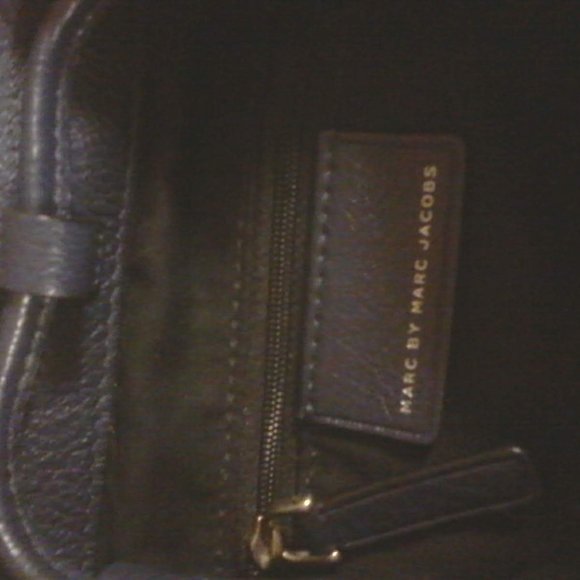 Marc by Marc Jacobs Blue Leather Bucket Bag - Picture 7 of 8